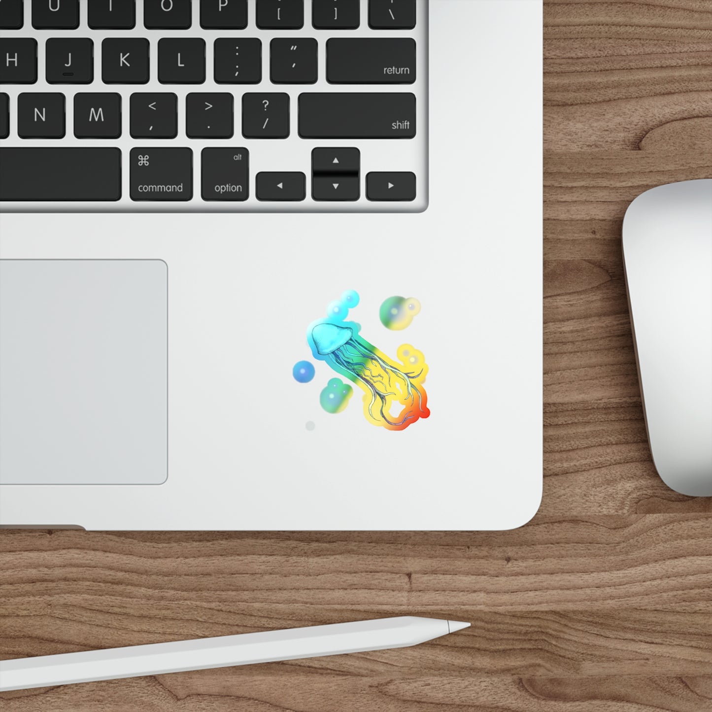 KY Jellyfish Holographic Die-cut Stickers