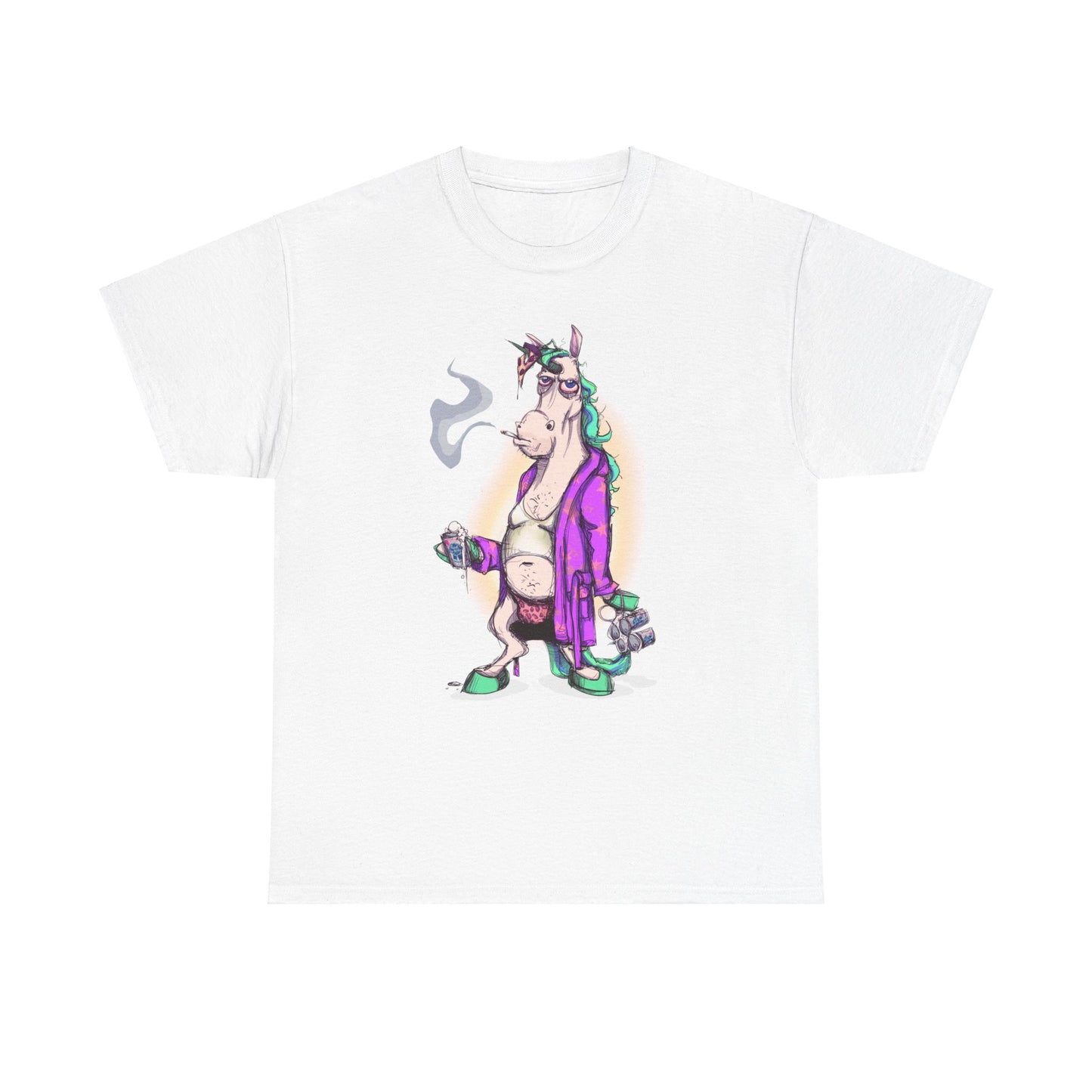 Dontgiveafuckacorn Unisex Heavy Cotton Tee