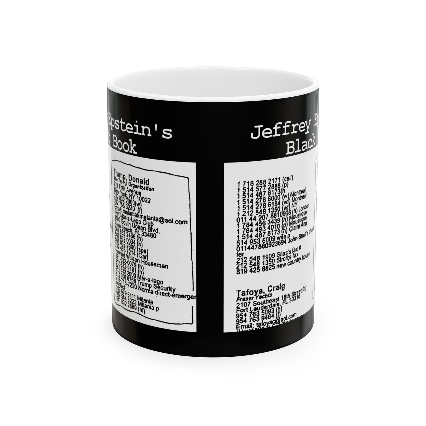 Little Black Book Page 85 Ceramic Mug 11oz