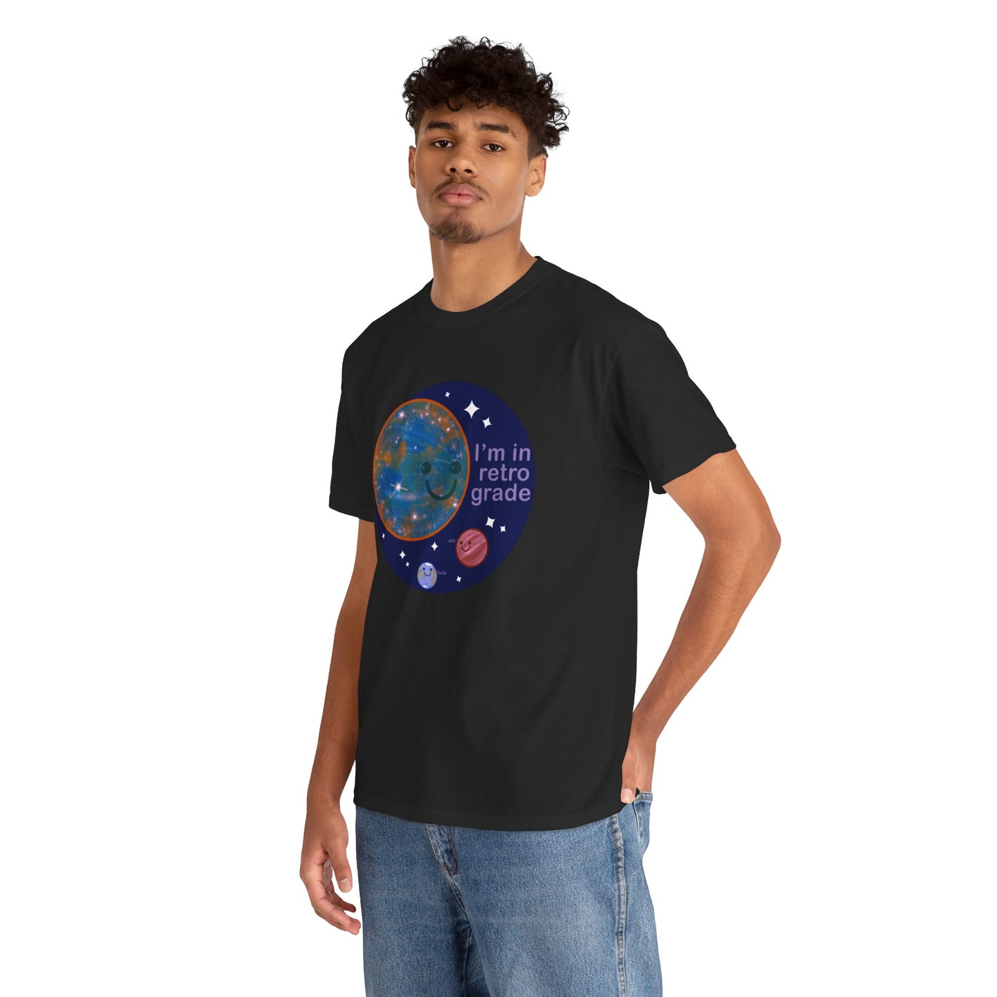 Mercury In Retrograde Unisex Heavy Cotton Tee