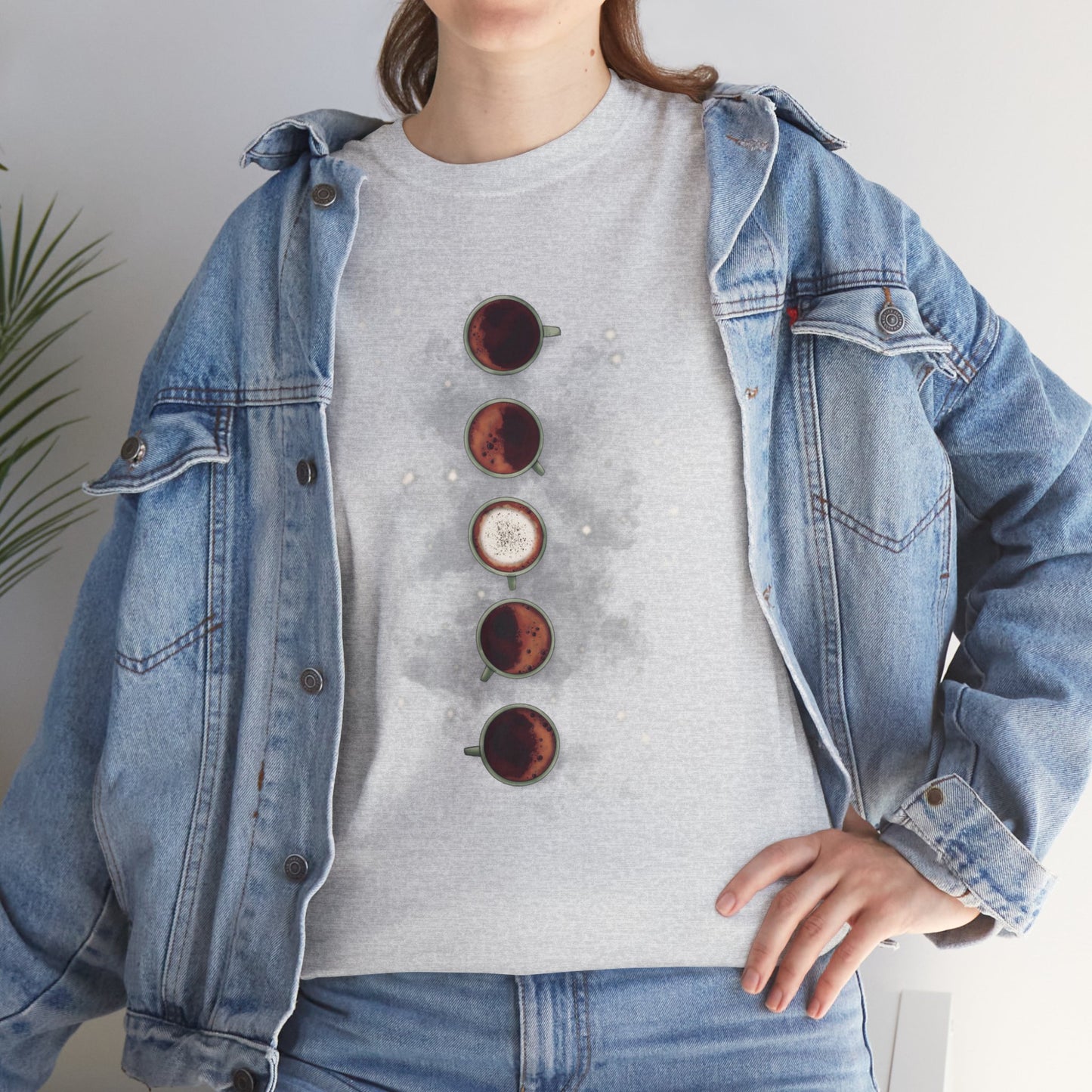 Lunar Coffee Unisex Heavy Cotton Tee