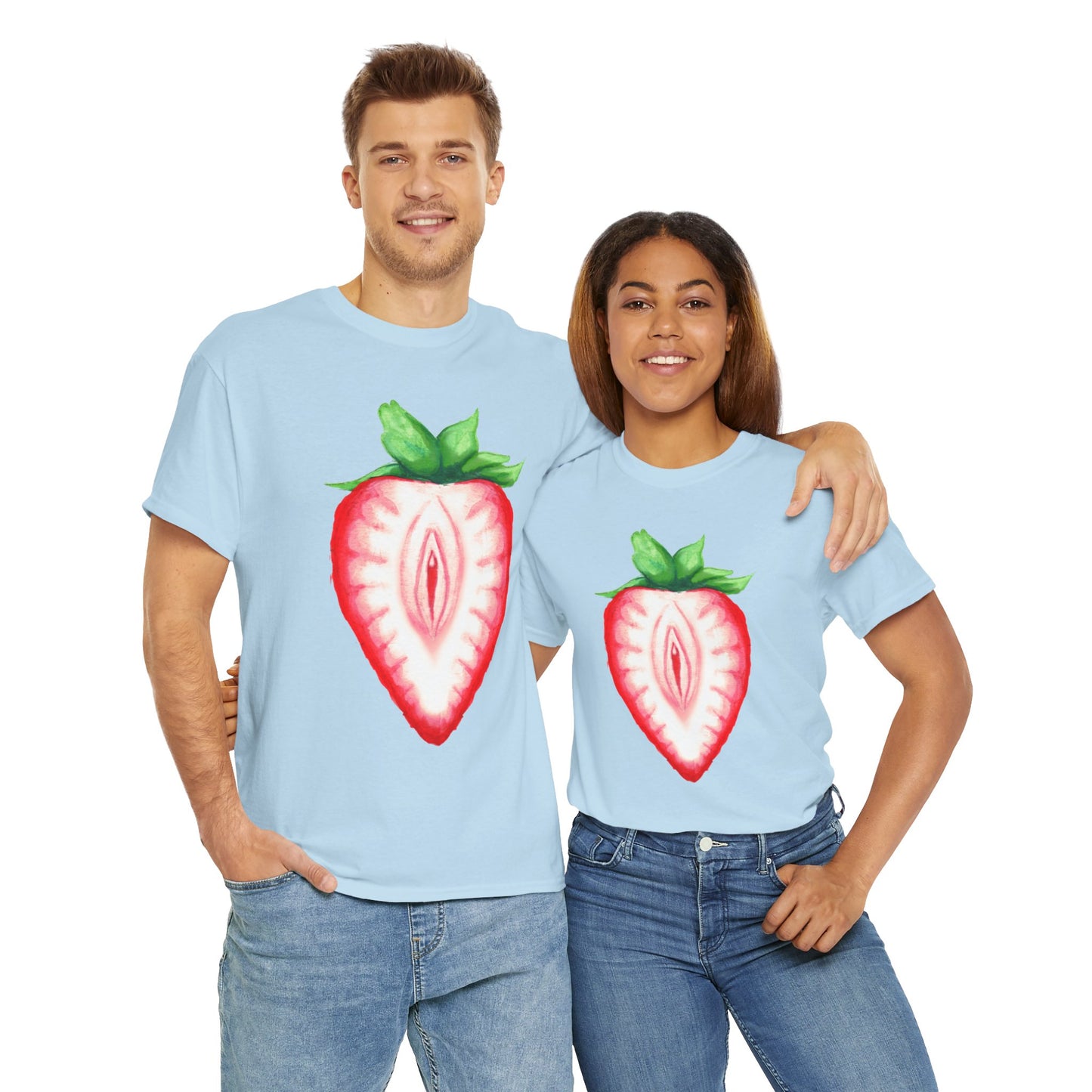 Juicy Strawberry Unisex Heavy Cotton Tee