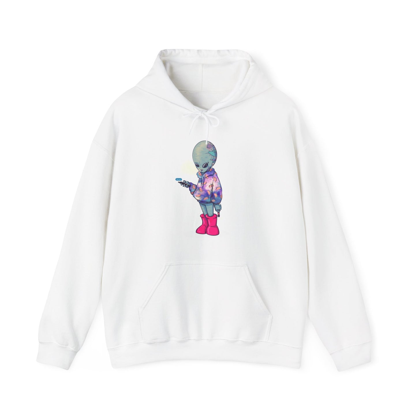 Earth Alien Unisex Heavy Blend Hooded Sweatshirt