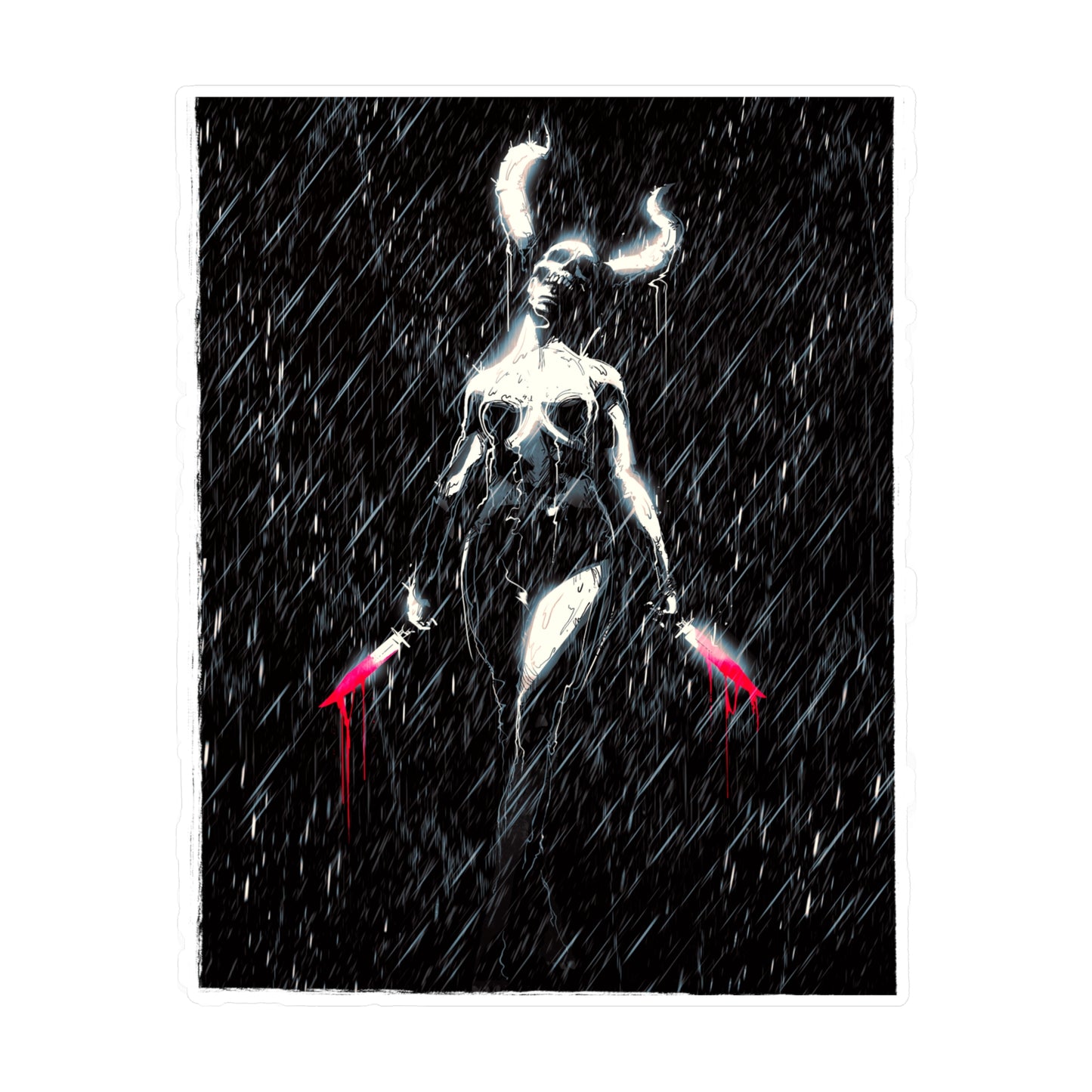 Her Revenge Kiss-Cut Vinyl Decal