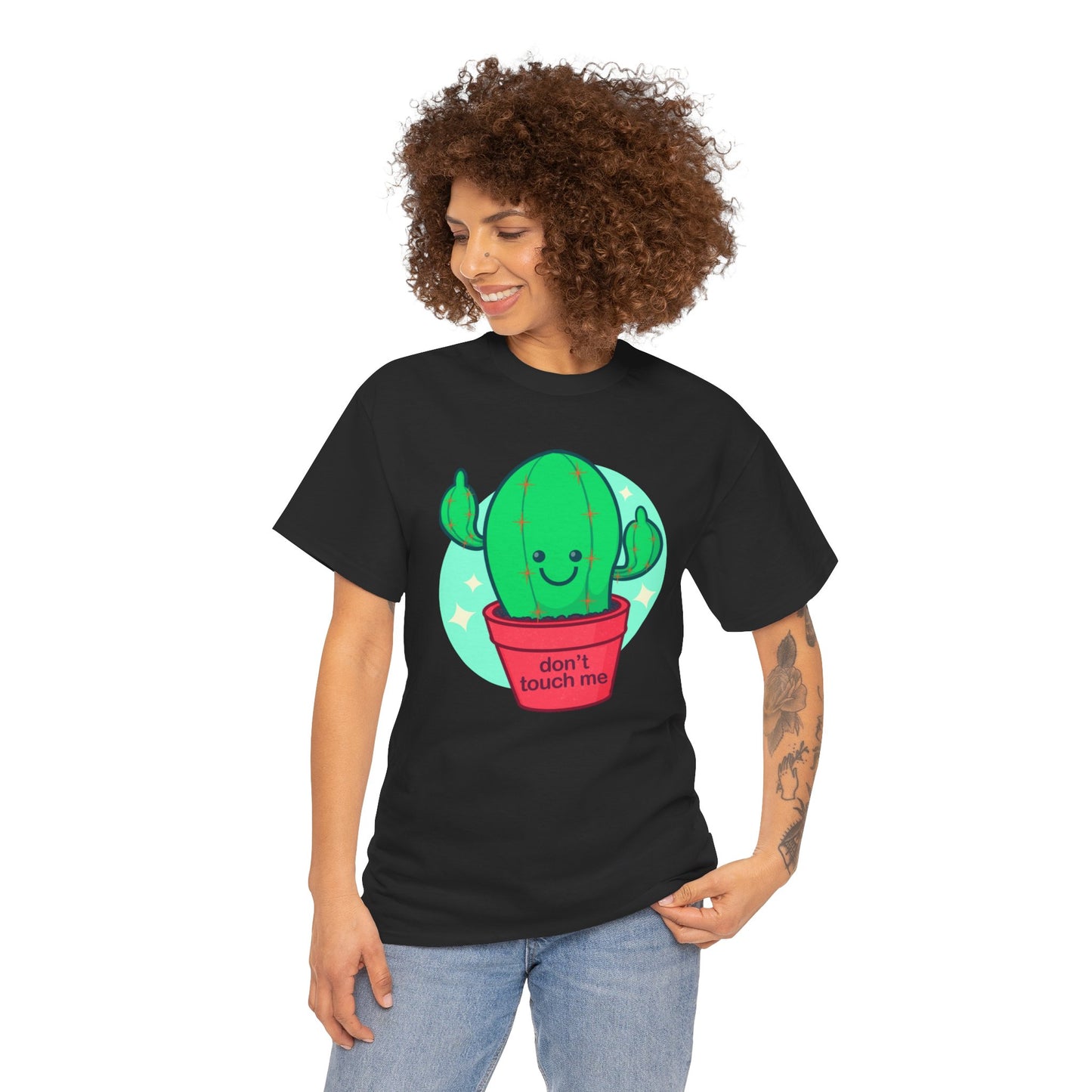 Don't Touch Me Unisex Heavy Cotton Tee