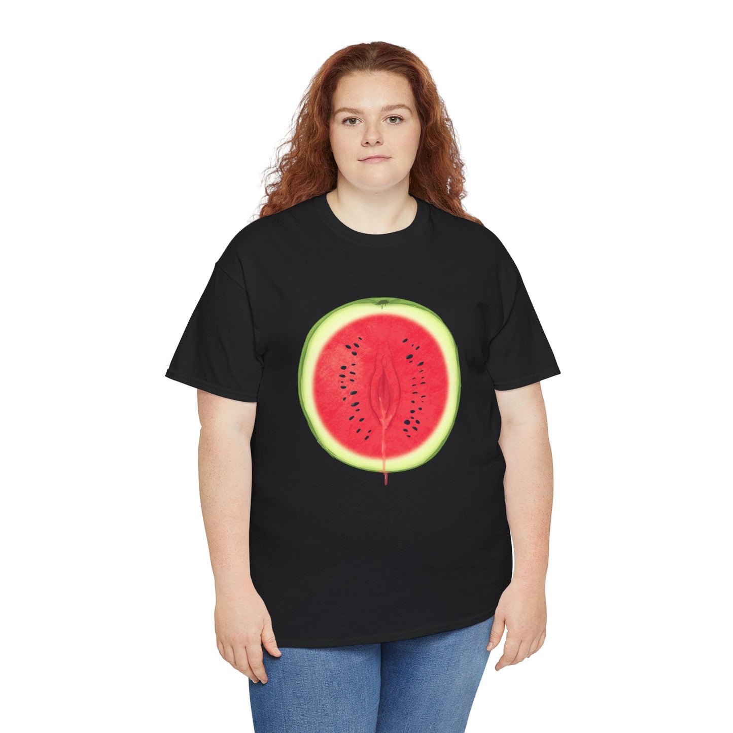 Juicy Watermelon Unisex Heavy Cotton Tee