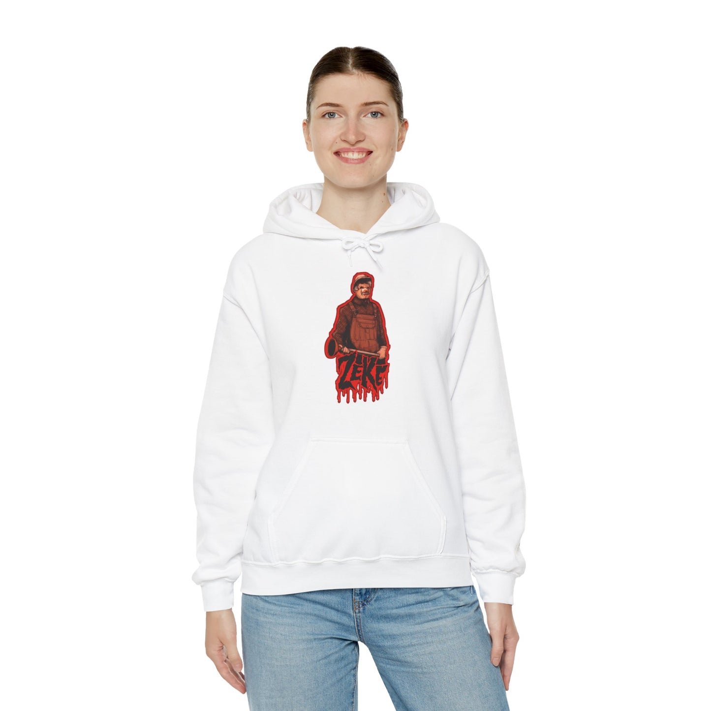 Zeke The Plumber Unisex Heavy Blend Hooded Sweatshirt