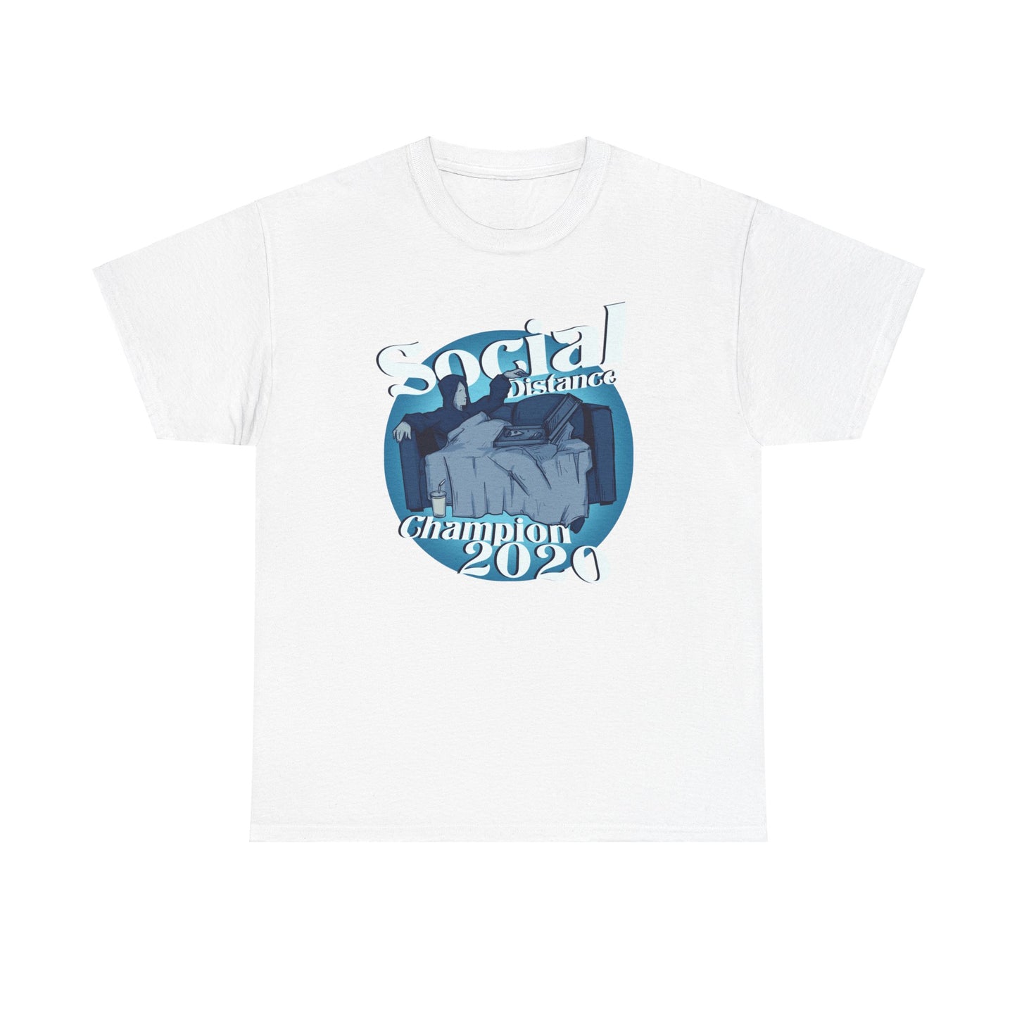 Social Distance Champion Unisex Heavy Cotton Tee