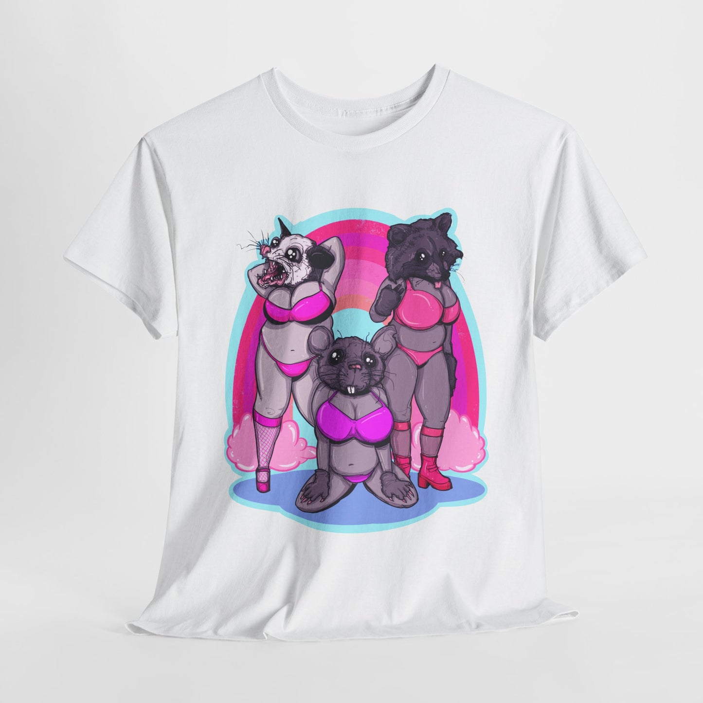 Live Fast Eat Trash Unisex Heavy Cotton Tee