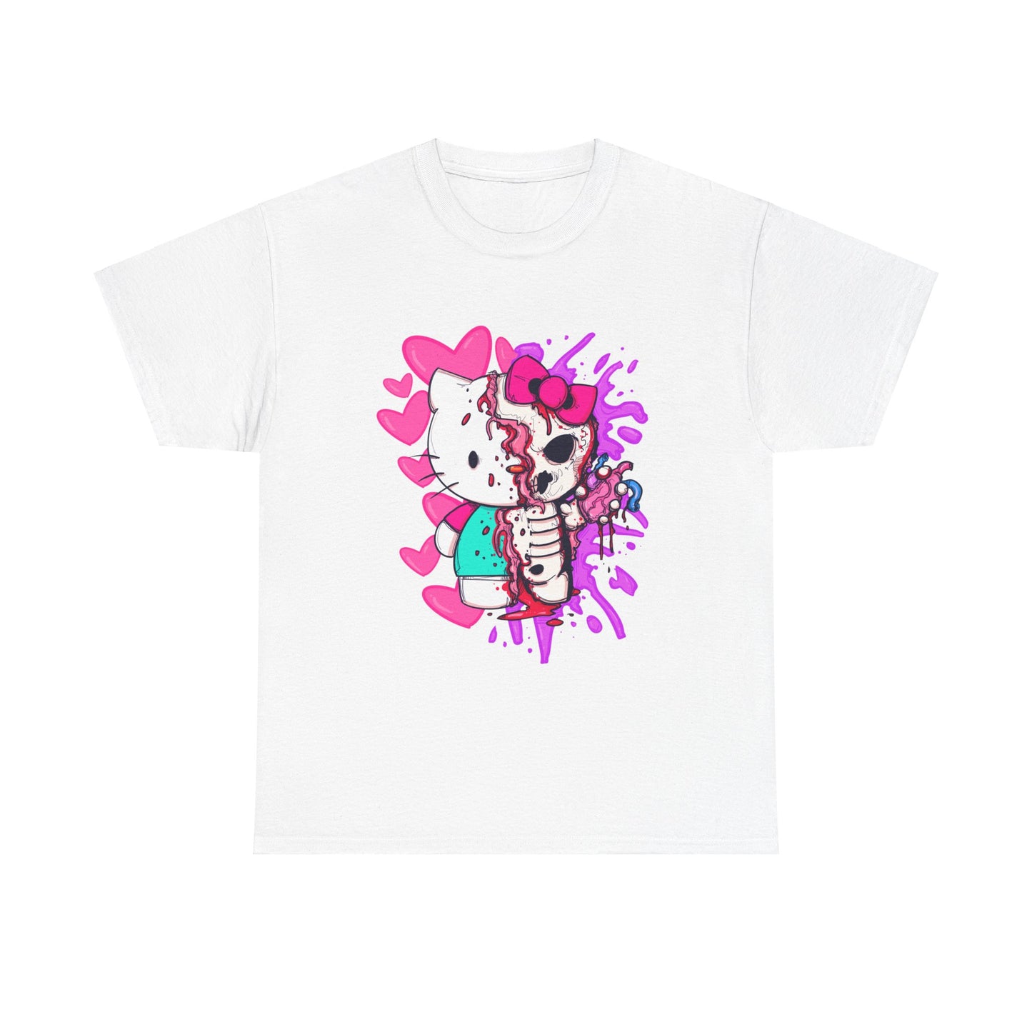 Zombie Kitty Unisex Heavy Cotton Patreon Tee