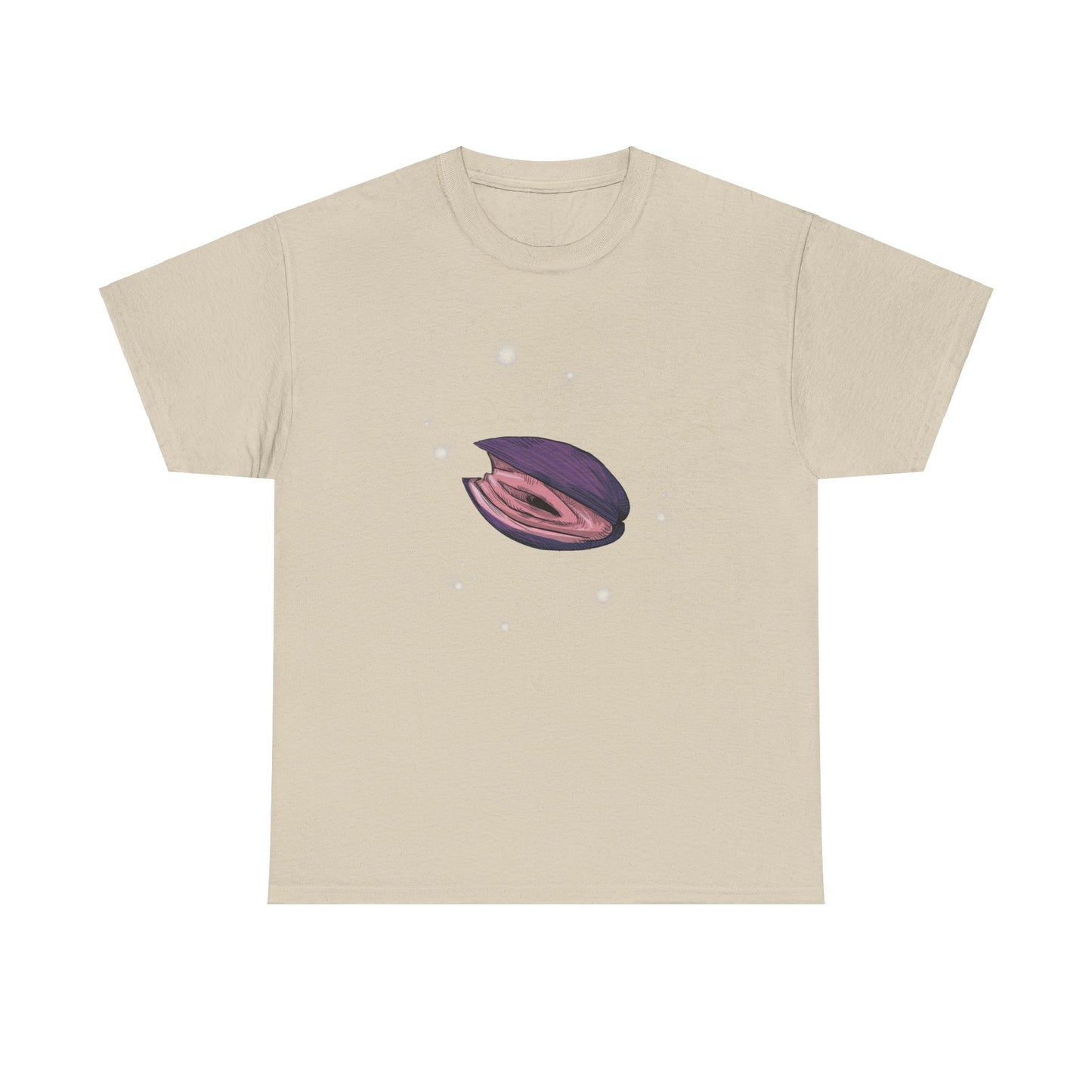 Pink Clam Unisex Heavy Cotton Tee