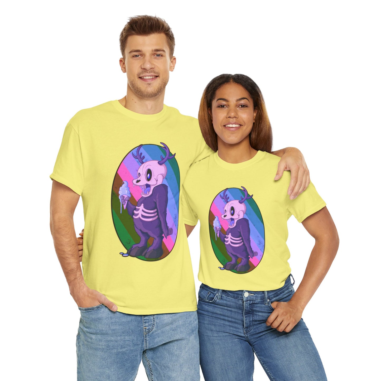 Monster Ice Cream Unisex Heavy Cotton Tee