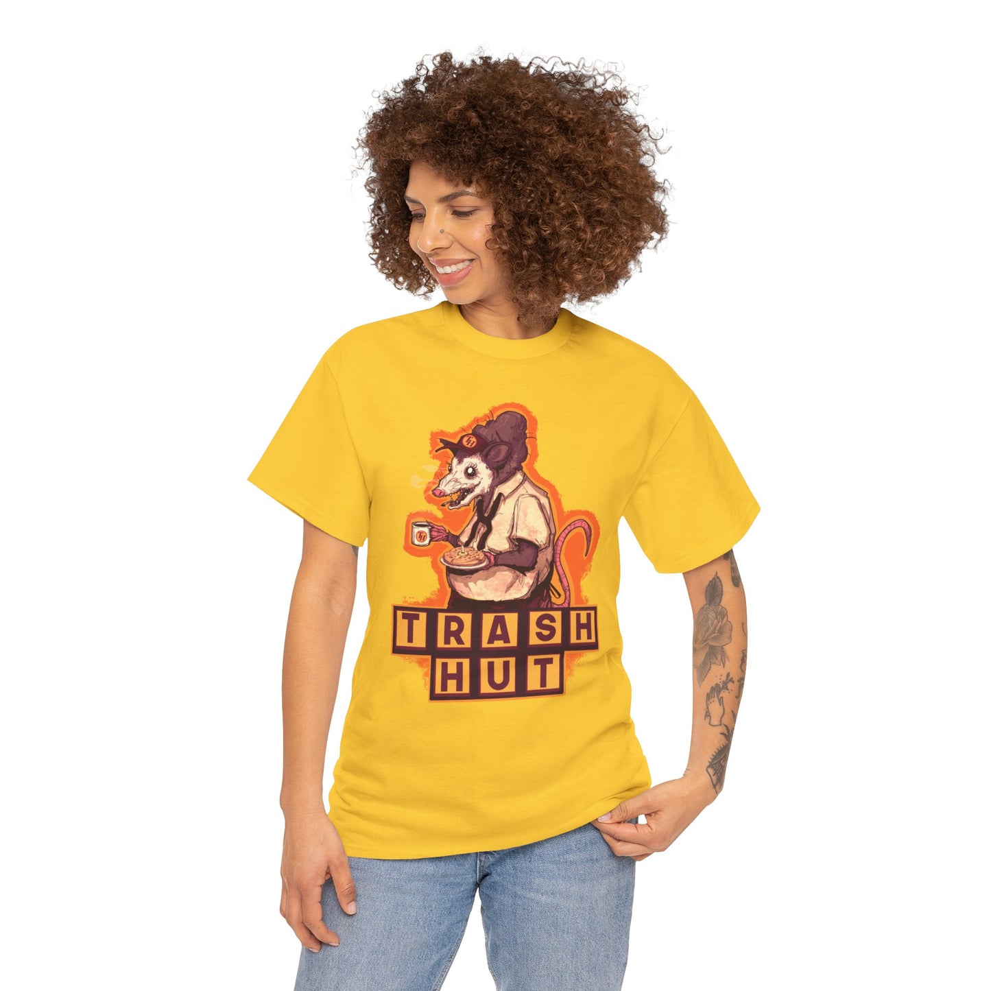 Trash Hut Unisex Heavy Cotton Tee