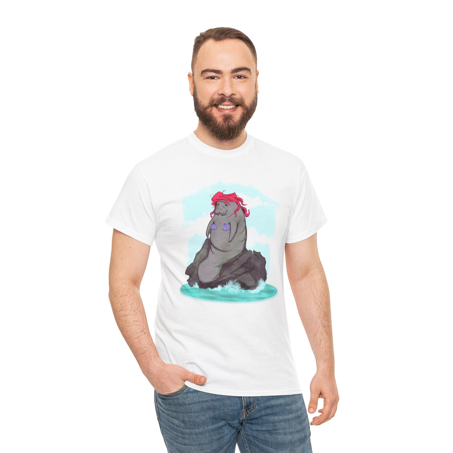 The Big Manatee Unisex Heavy Cotton Tee