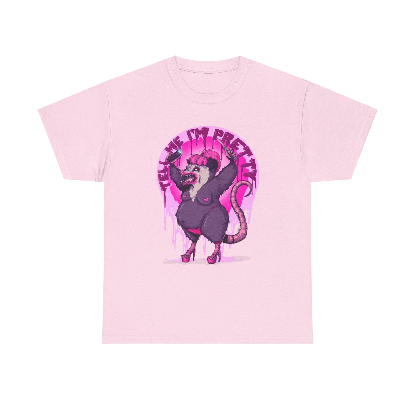 Pretty Opossum Unisex Heavy Cotton Tee