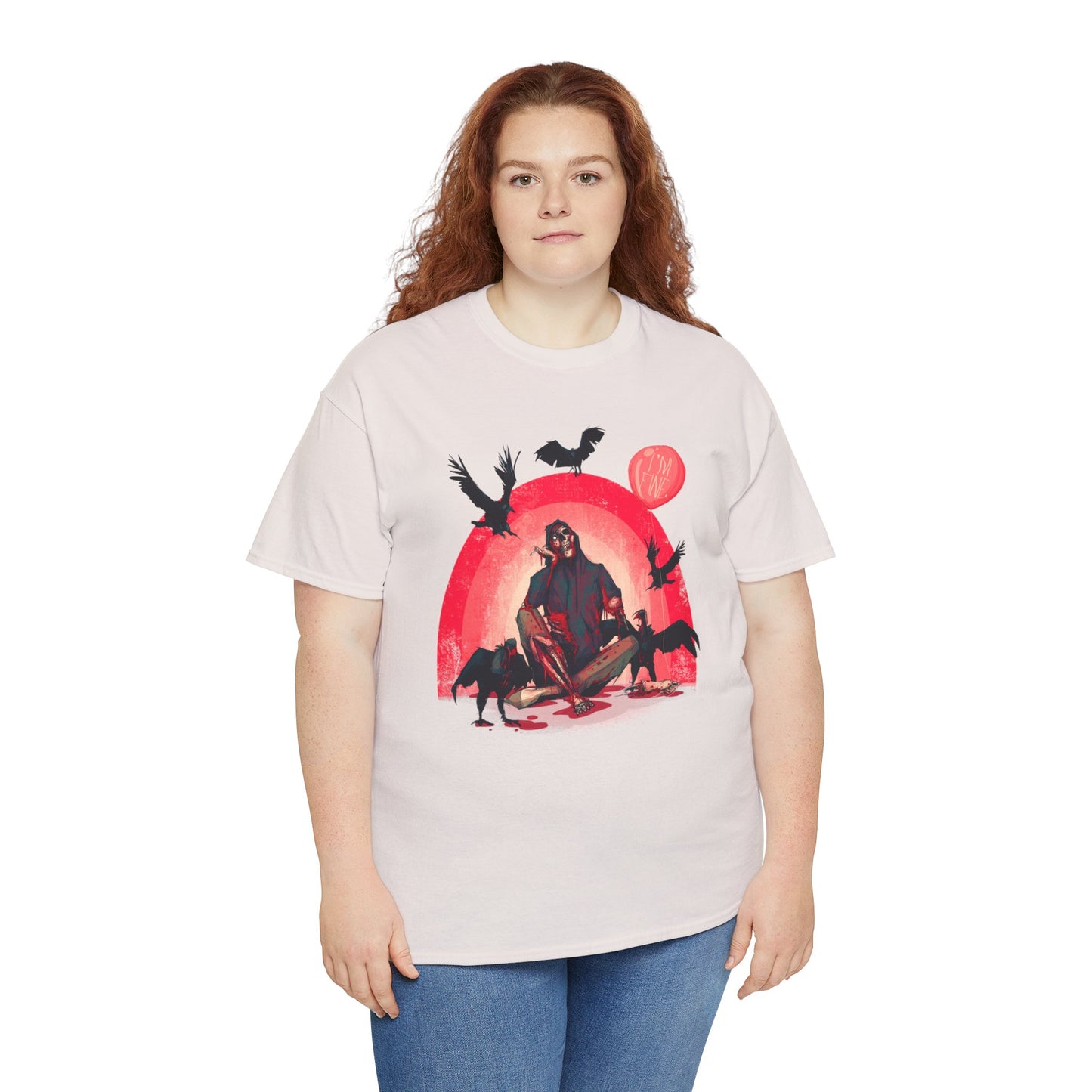 I'm Fine Unisex Heavy Cotton Tee
