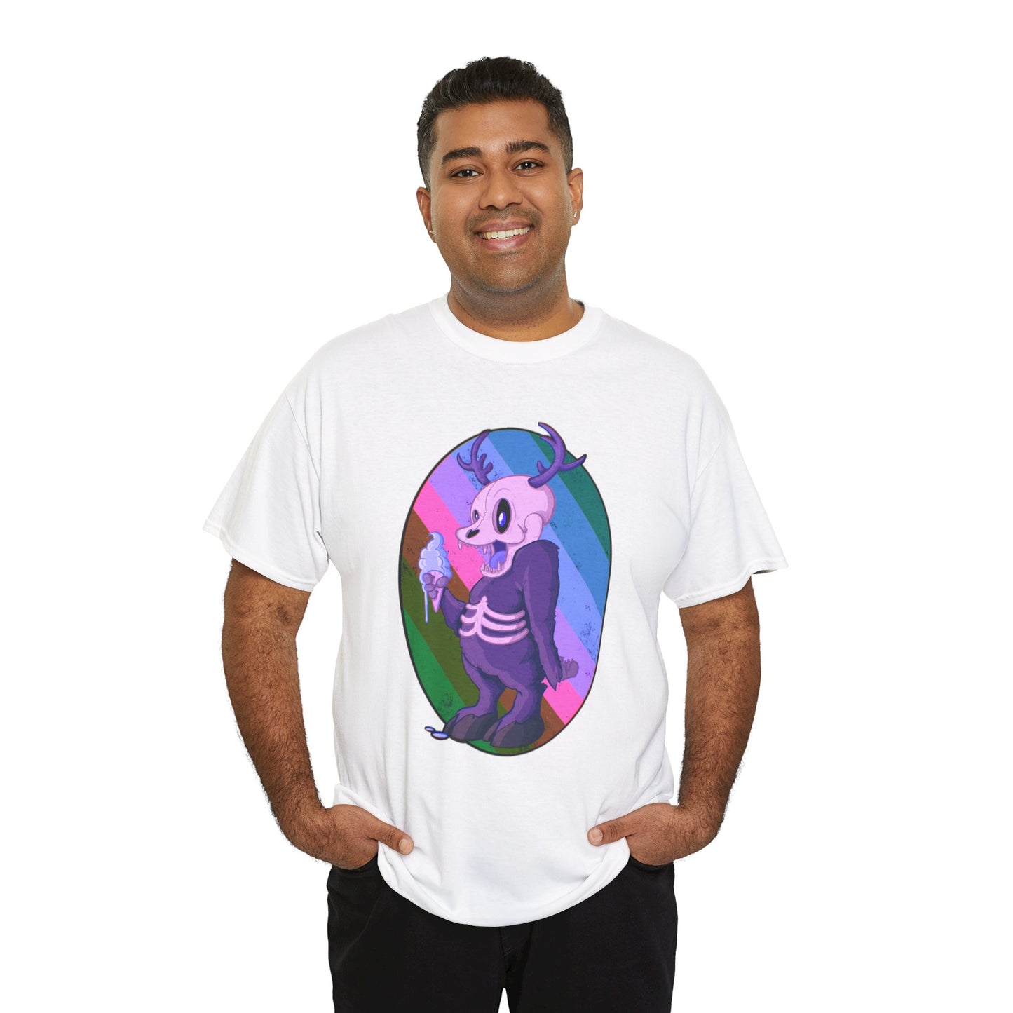 Monster Ice Cream Unisex Heavy Cotton Tee