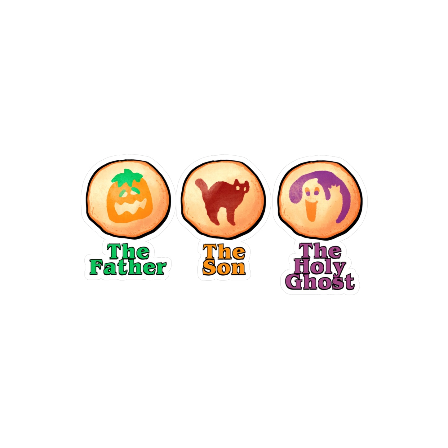 Spooky Cookies Kiss-Cut Vinyl Decal