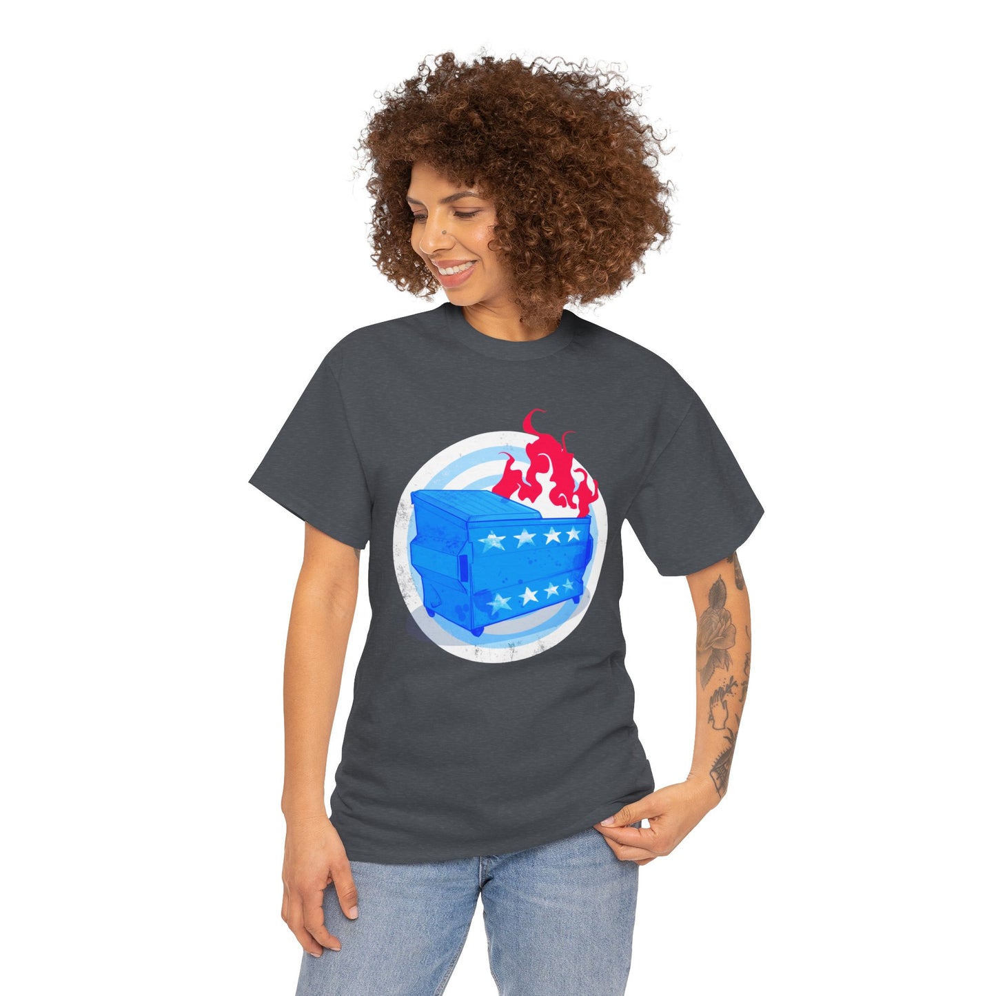 American Dumpster Firre Unisex Heavy Cotton Tee