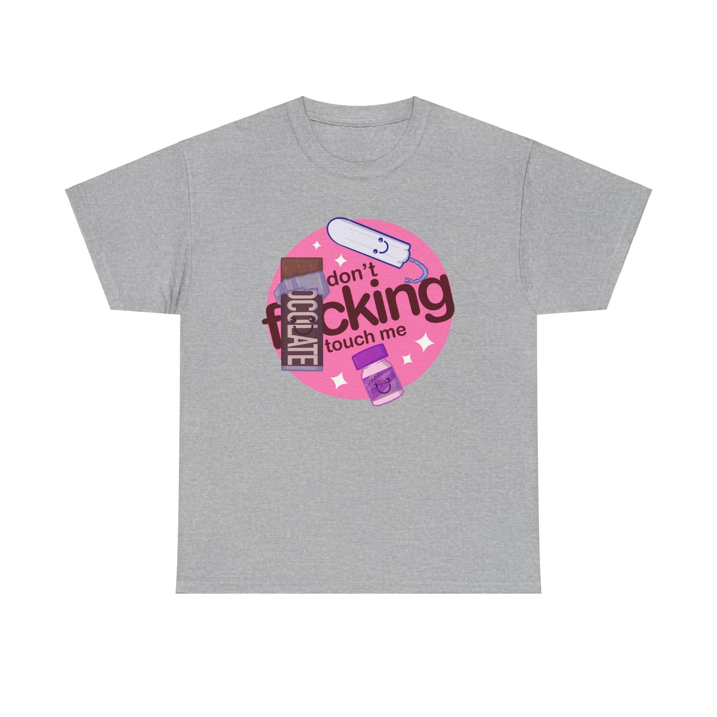 Don't Touch Me Unisex Heavy Cotton Tee