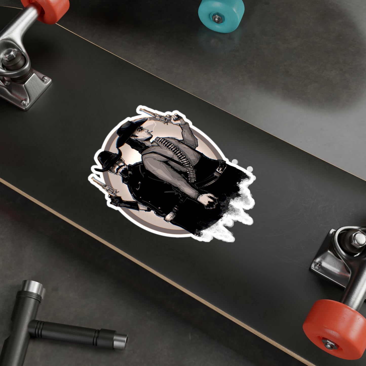 Bounty Hunter Lovers Kiss-Cut Vinyl Decal