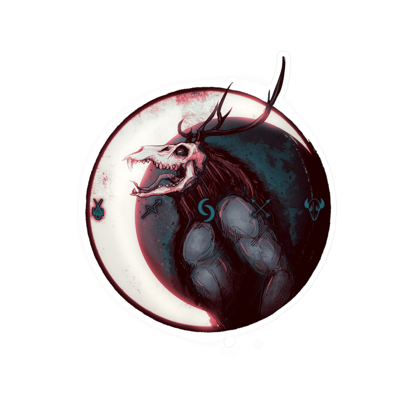 The Wendigo Kiss-Cut Vinyl Decal