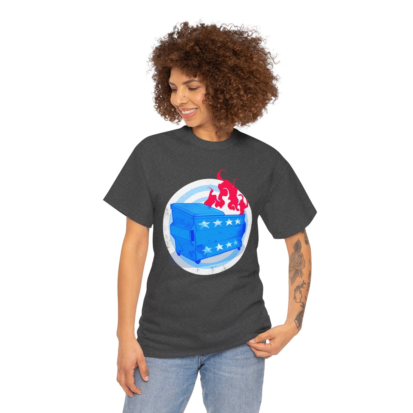 American Dumpster Firre Unisex Heavy Cotton Tee