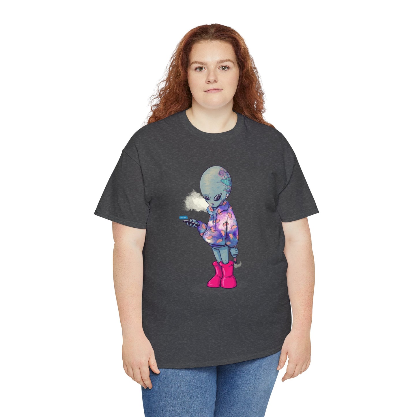 Earth Alien Unisex Heavy Cotton Tee