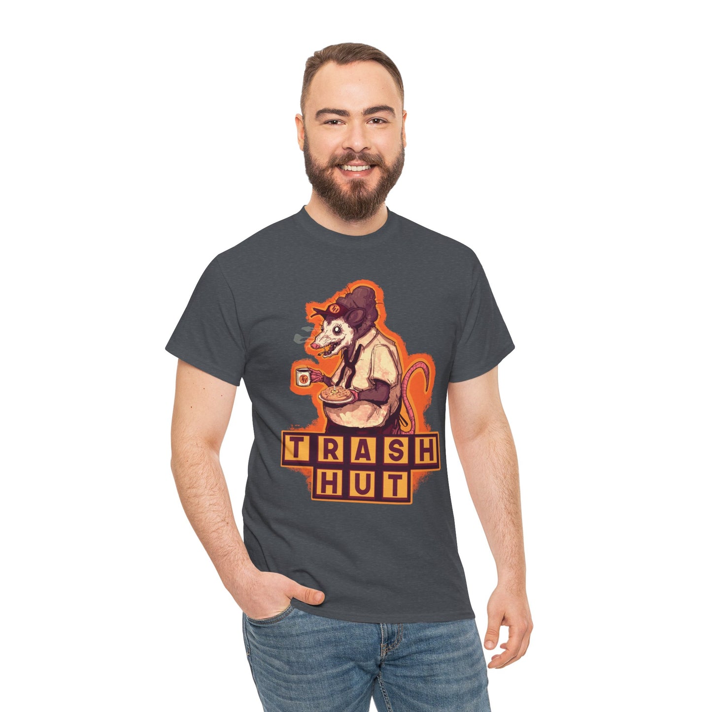 Trash Hut Unisex Heavy Cotton Tee