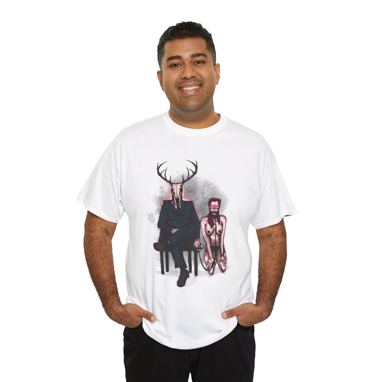 Deer Daddy Series 1: Sit Unisex Heavy Cotton Tee