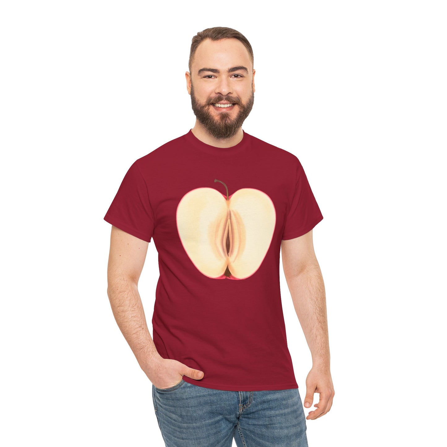 Apple Unisex Heavy Cotton Tee