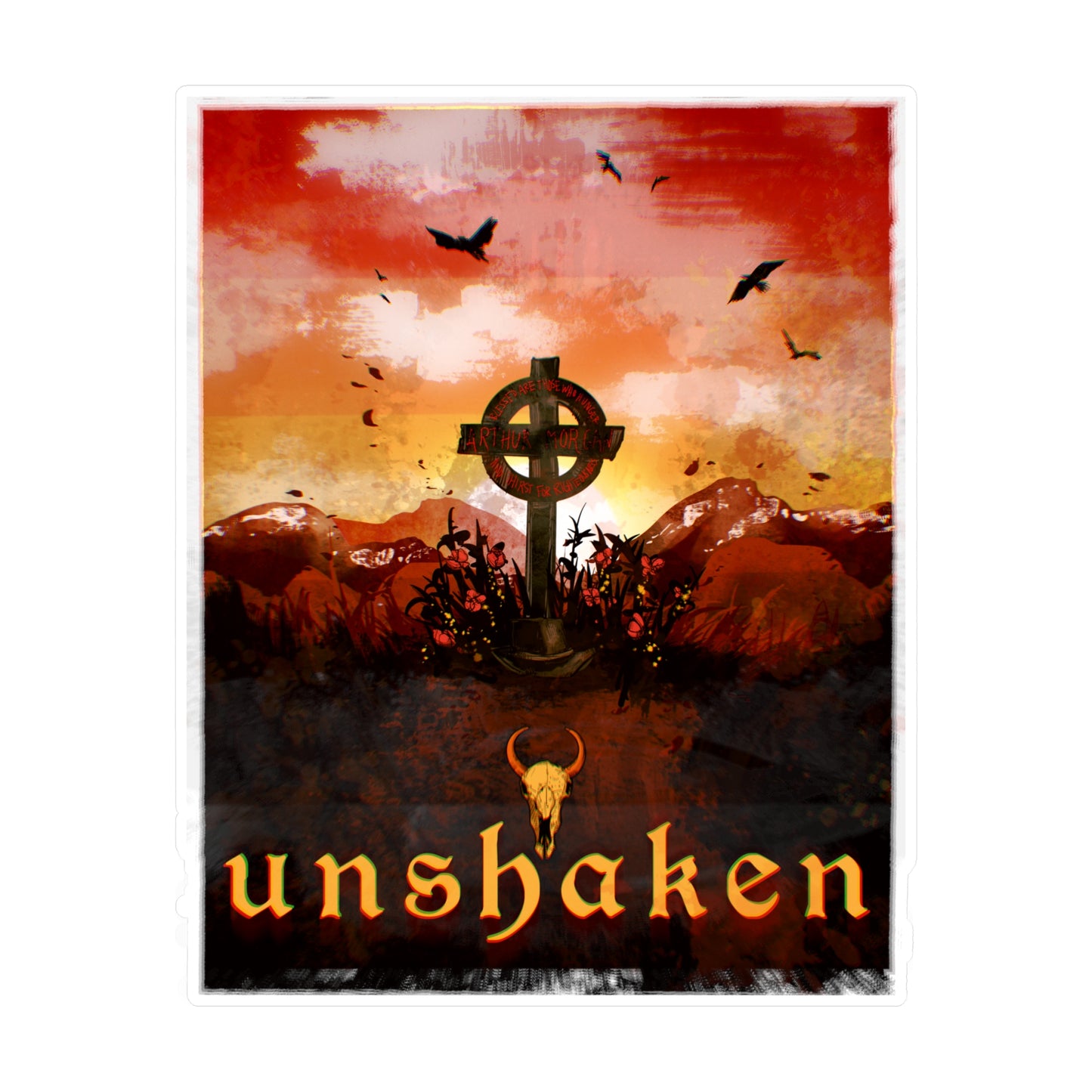 Unshaken Kiss-Cut Vinyl Decal