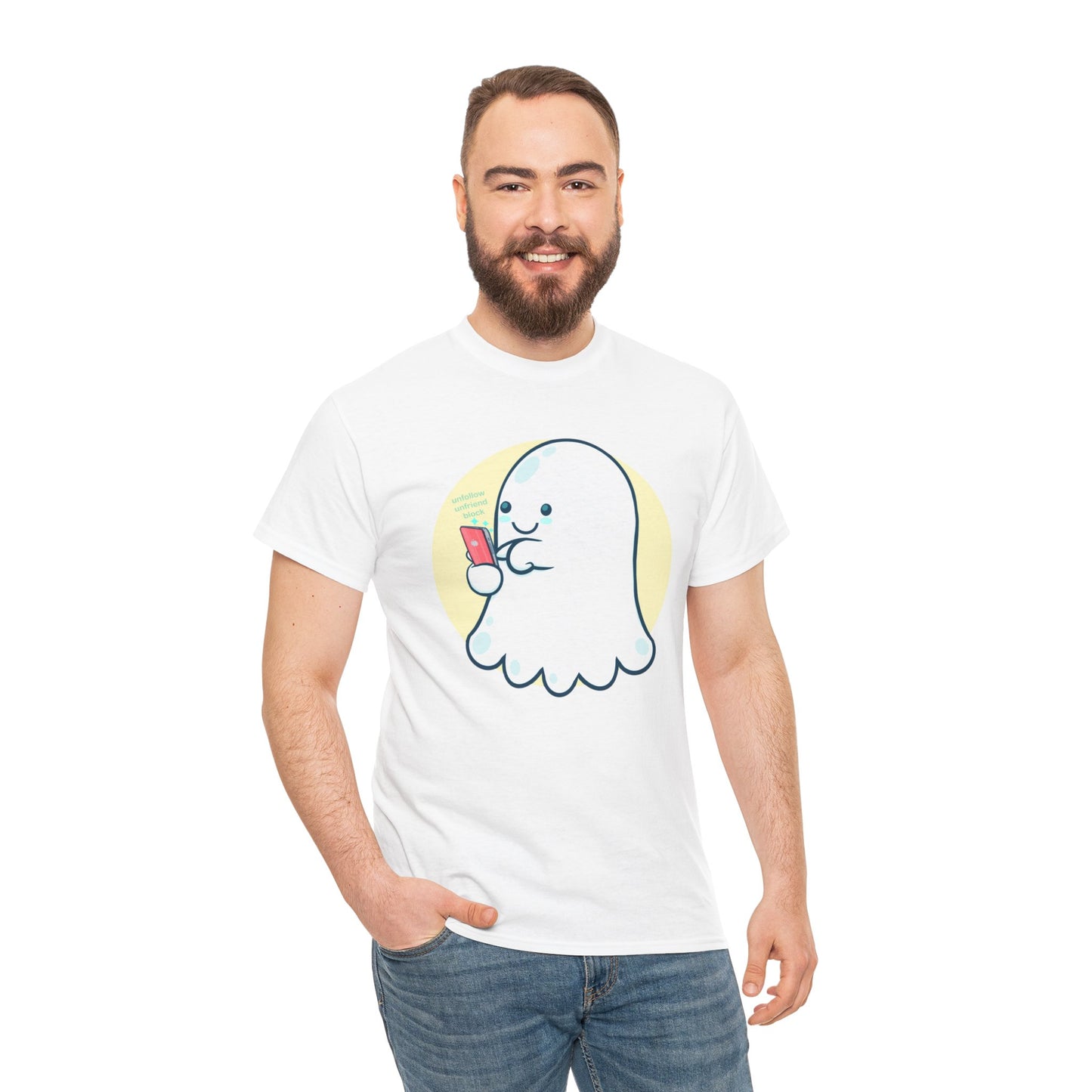 Ghosted Unisex Heavy Cotton Tee