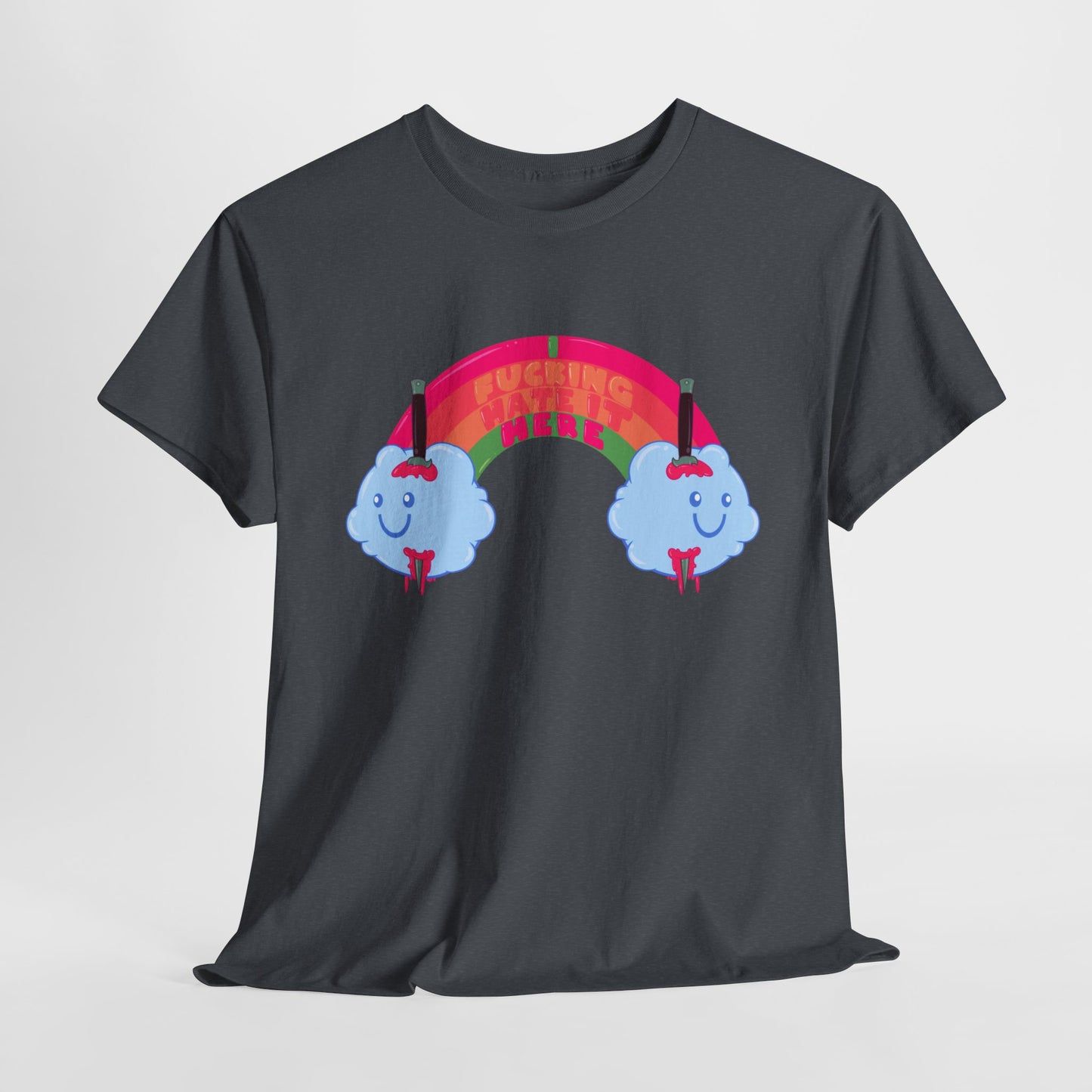 I Fucking Hate It Here Unisex Heavy Cotton Tee
