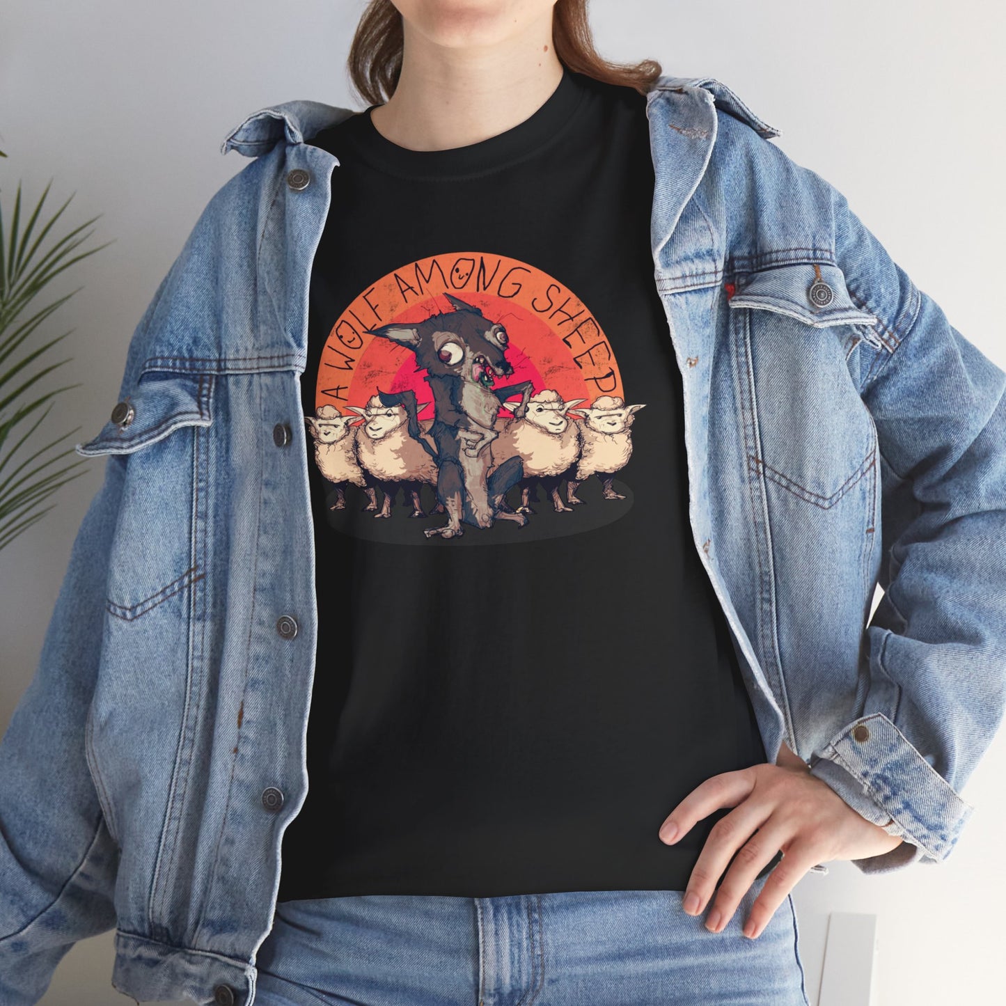 A Wolf Among Sheep Unisex Heavy Cotton Tee