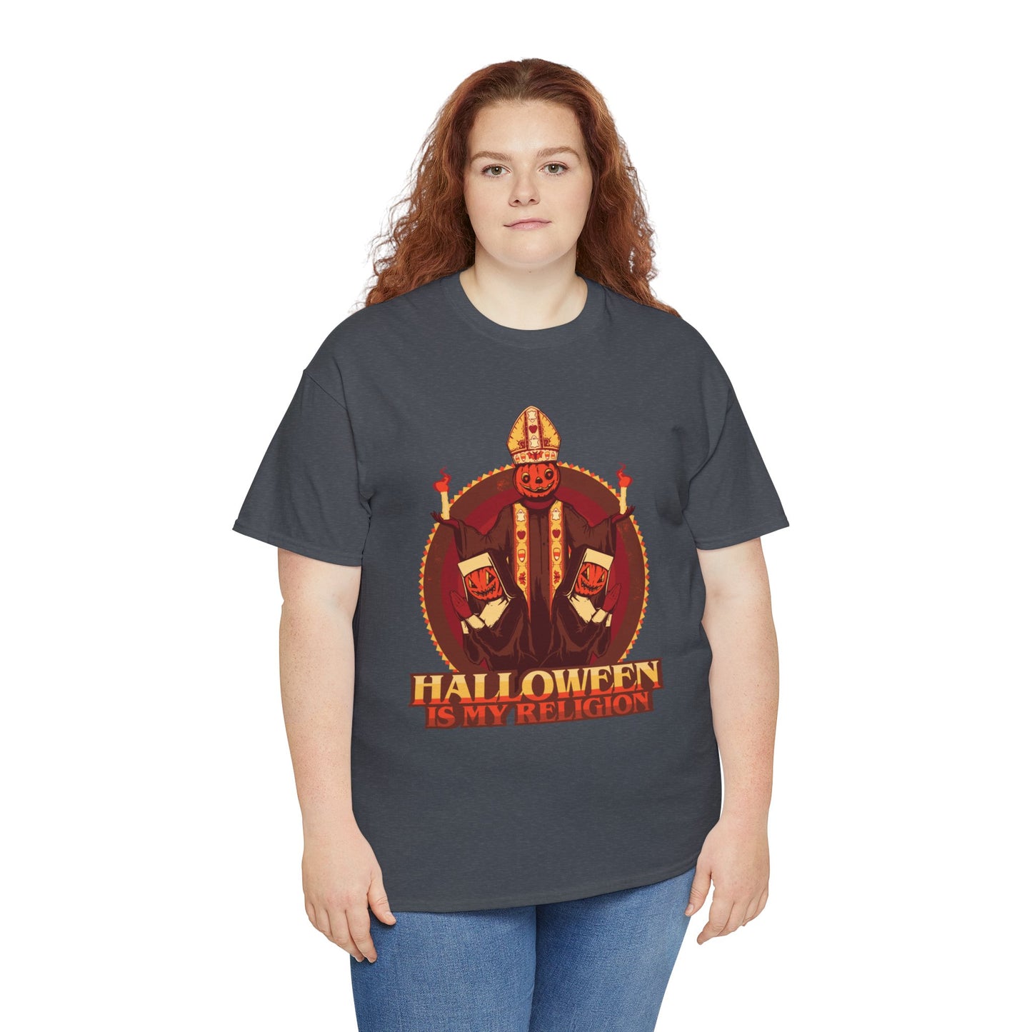 Halloween Is My Religion Unisex Heavy Cotton Tee