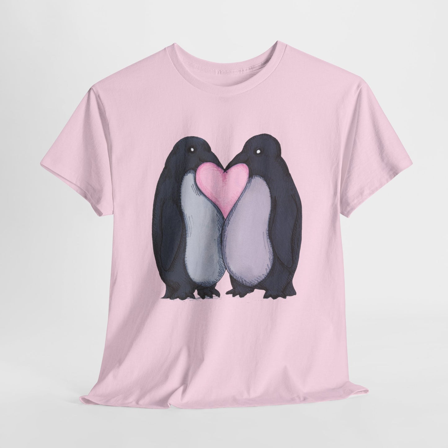 Penguin Kiss Unisex Heavy Cotton Tee