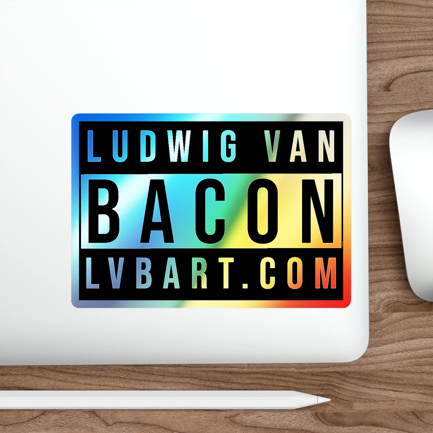LVB Art Advisory Holographic Die-cut Stickers