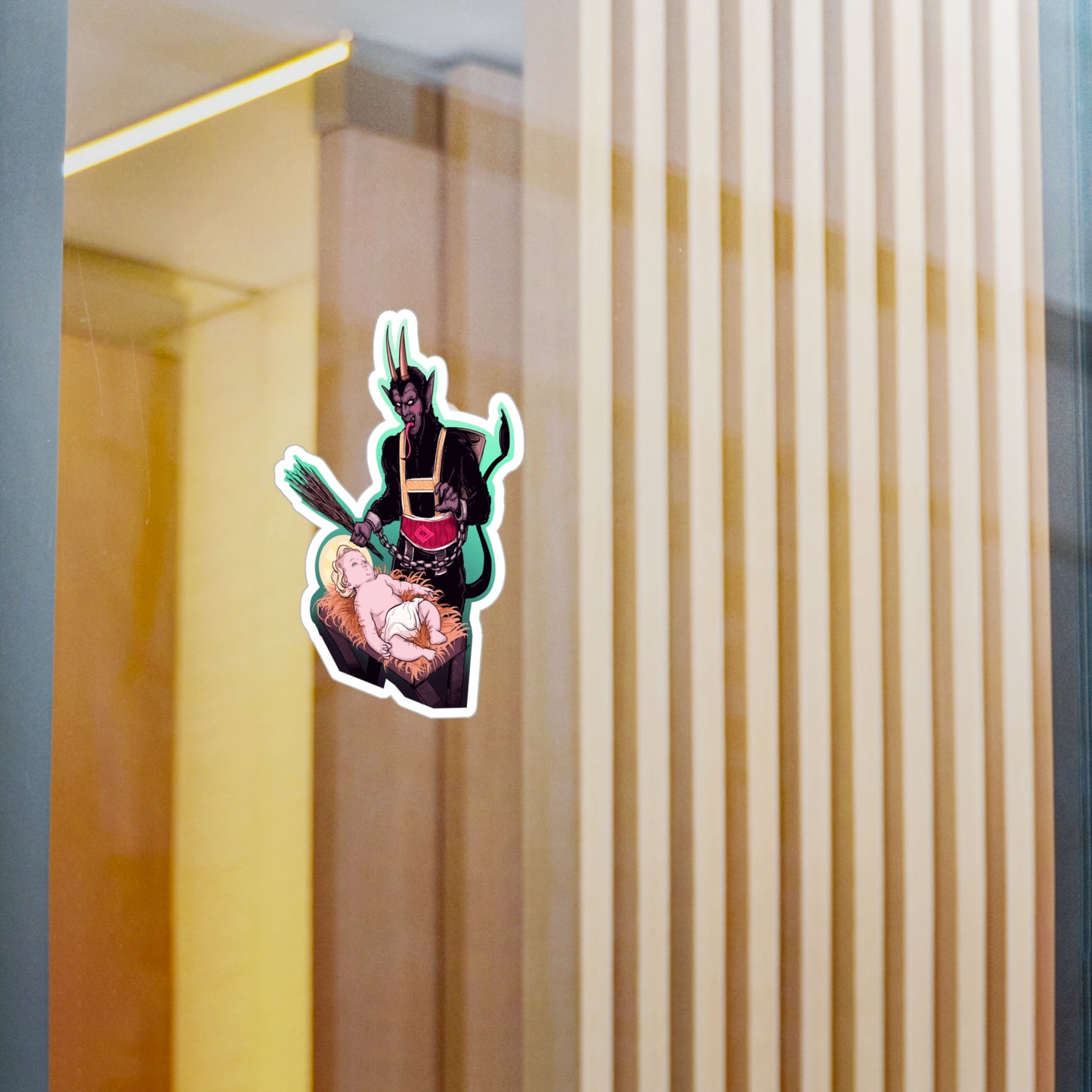 The First Krampus Kiss-Cut Vinyl Decal