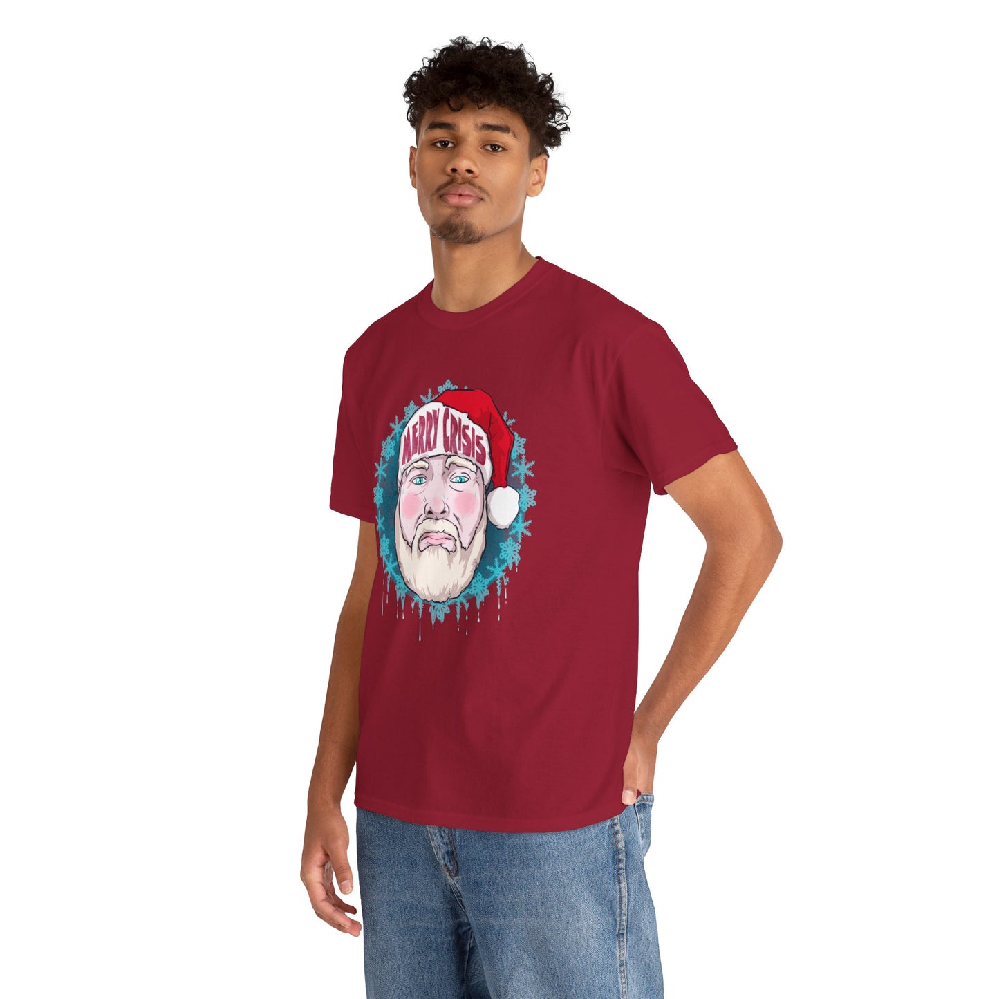Merry Crisis Unisex Heavy Cotton Tee