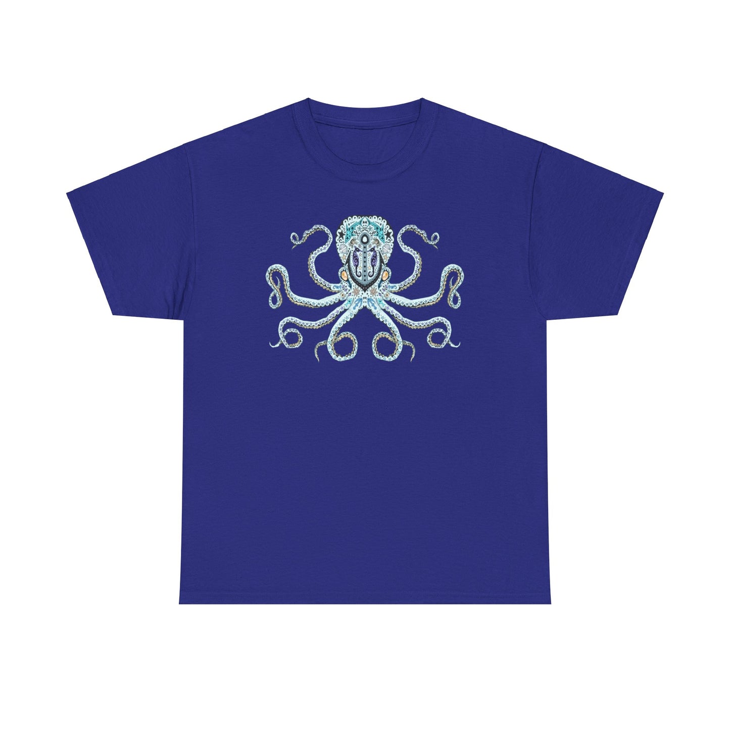 Octopus Sugar Skull Unisex Heavy Cotton Tee