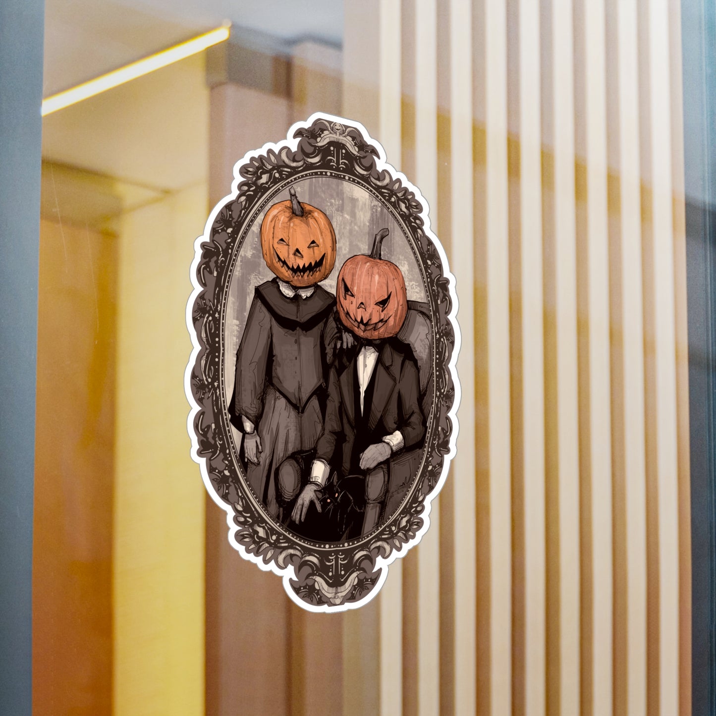 Victorian Halloween Kiss-Cut Vinyl Decal