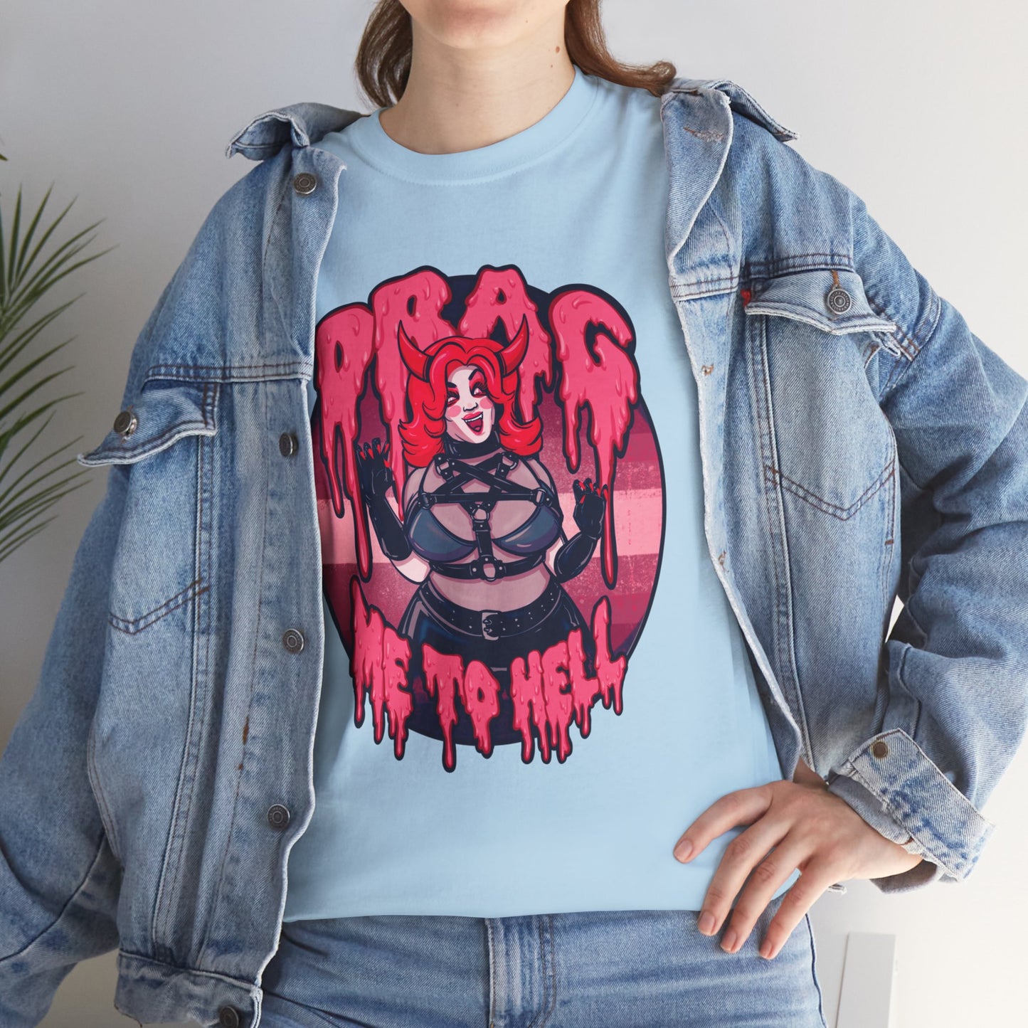 Drag Me To Hell Unisex Heavy Cotton Tee