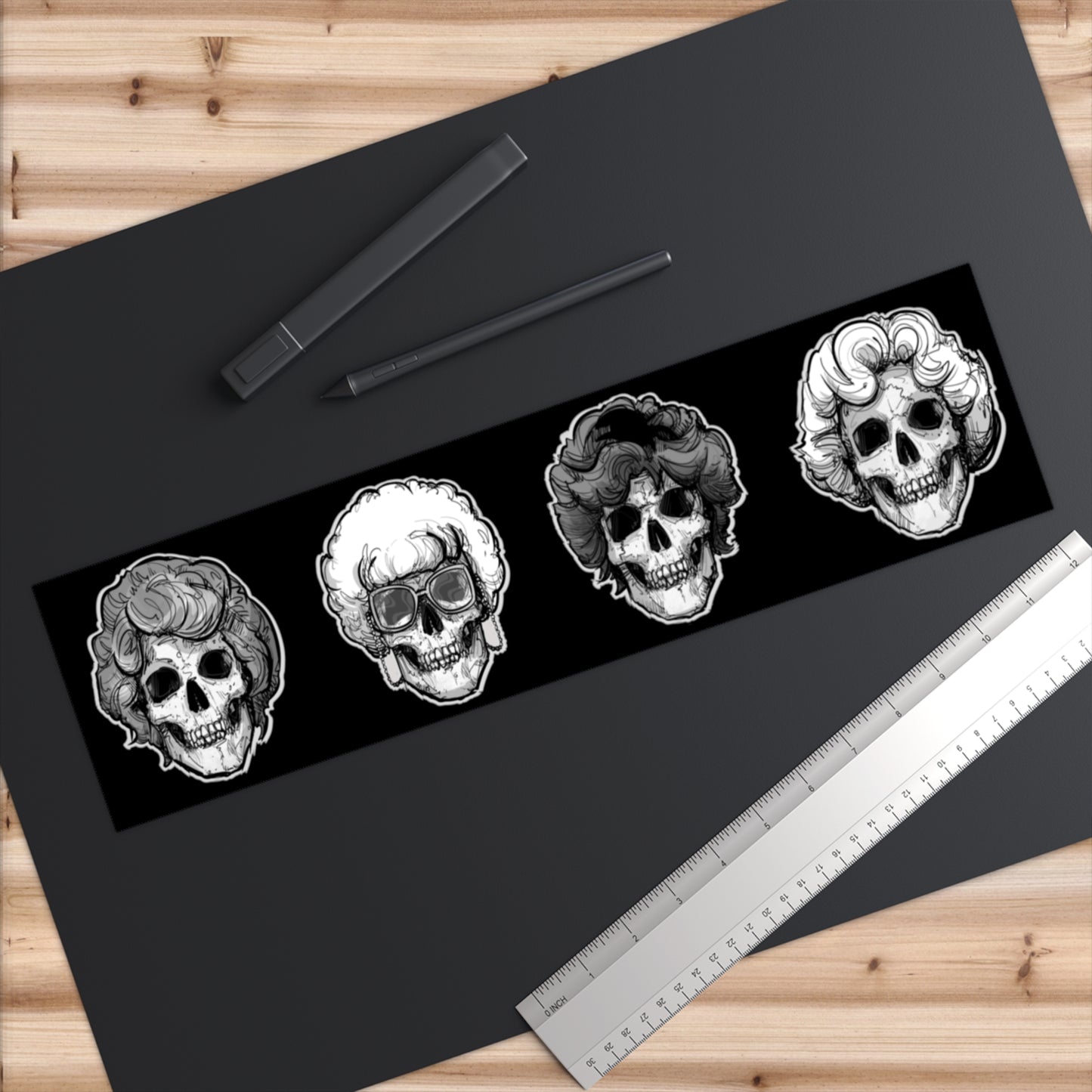 Gothic Girls Car Bumper Stickers