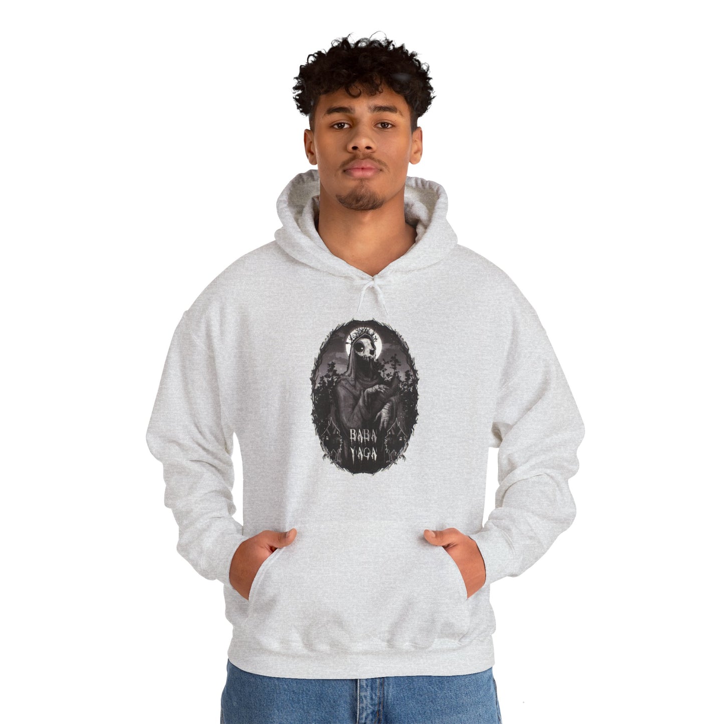 Baba Yaga Unisex Heavy Blend Hooded Sweatshirt