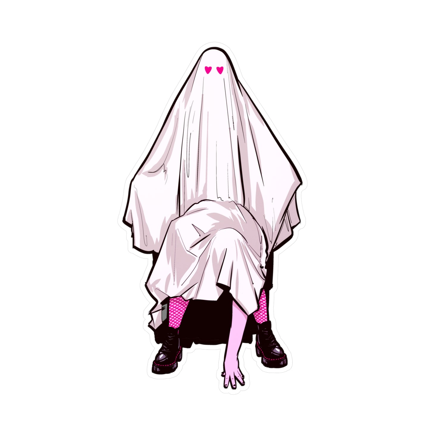 Two-Headed Ghost Kiss-Cut Vinyl Decal