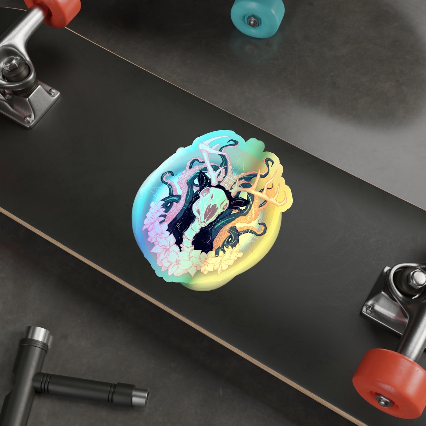 Entropy Holographic Die-cut Stickers