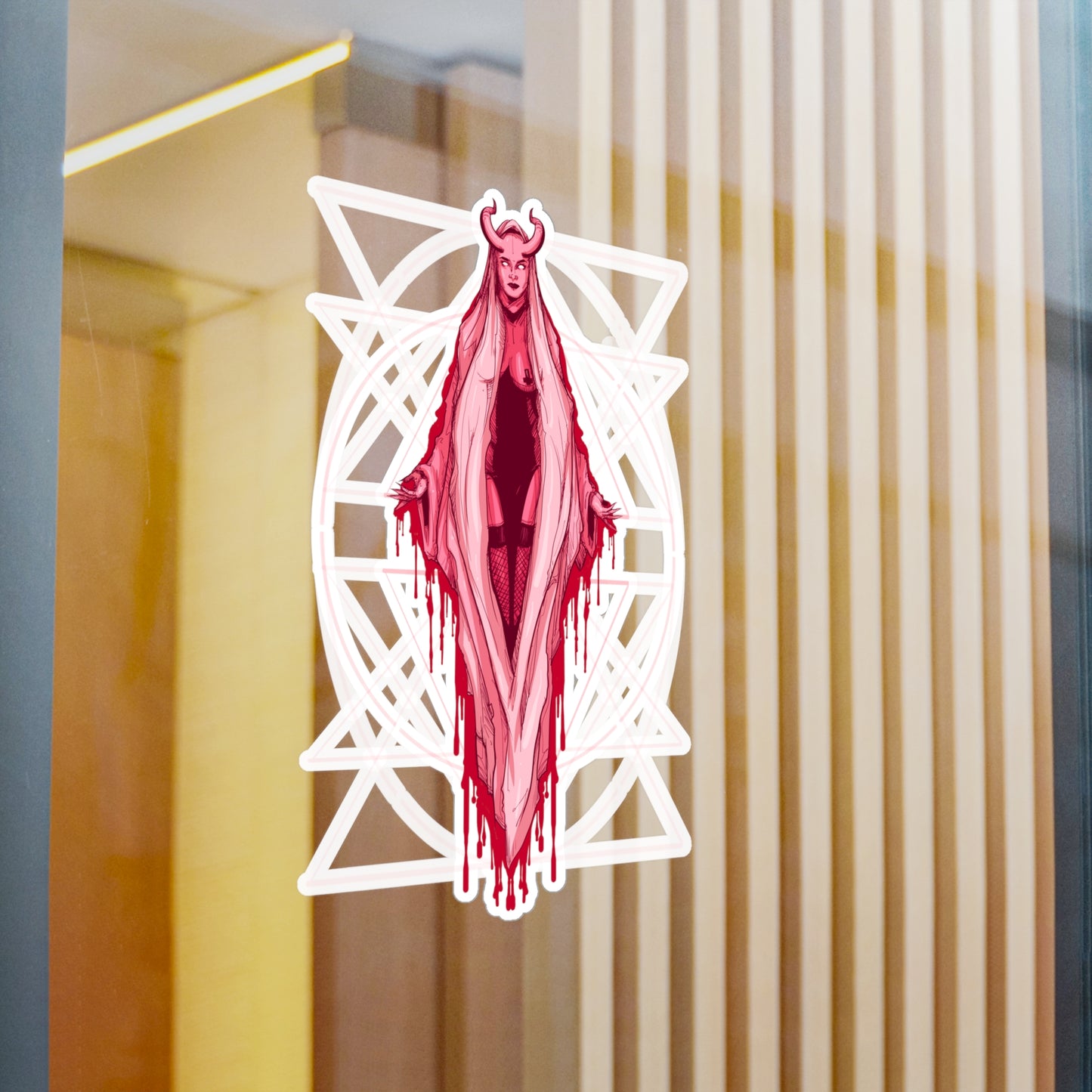 Vagina Mary Kiss-Cut Vinyl Decal