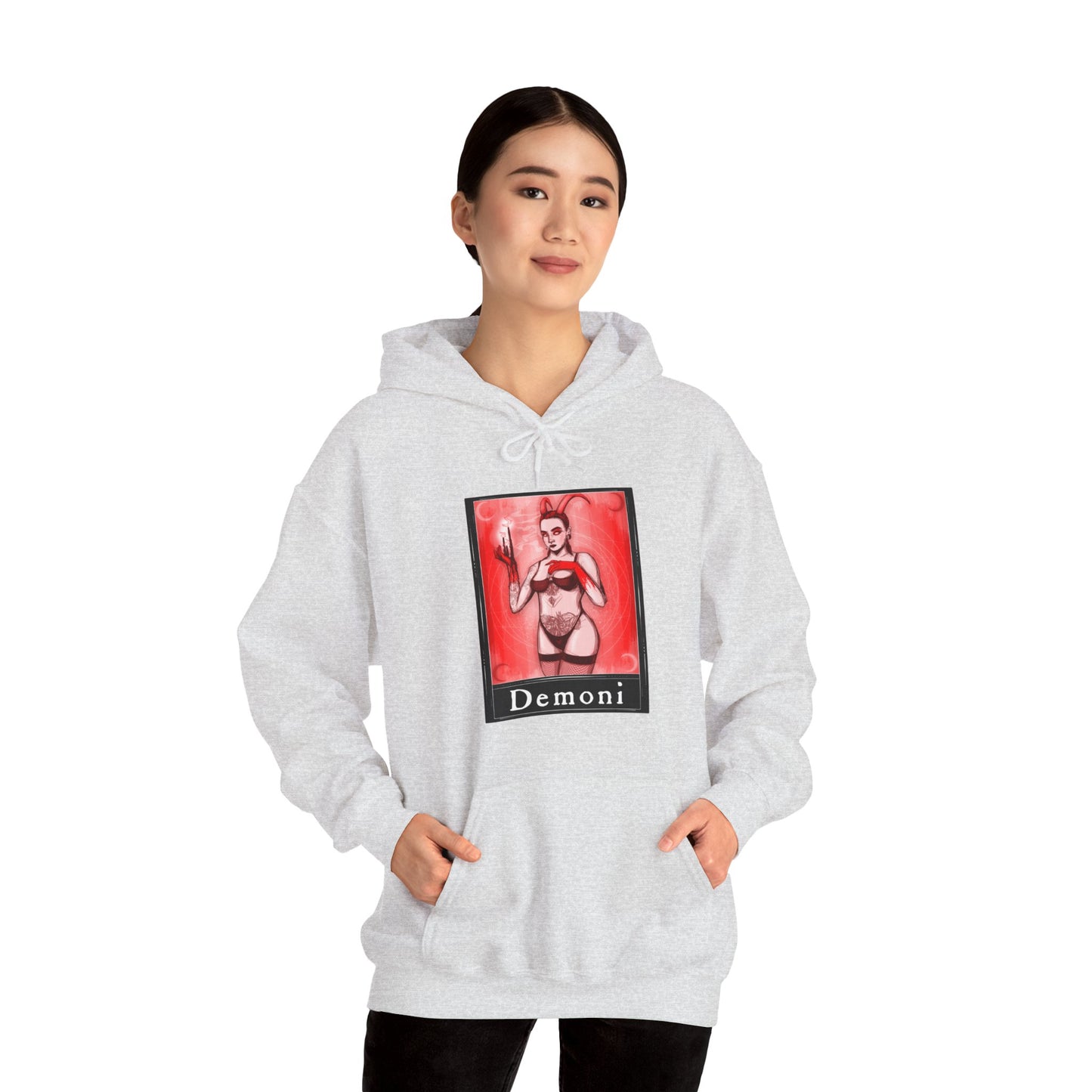 Demoni Tarot Unisex Heavy Blend Hooded Sweatshirt