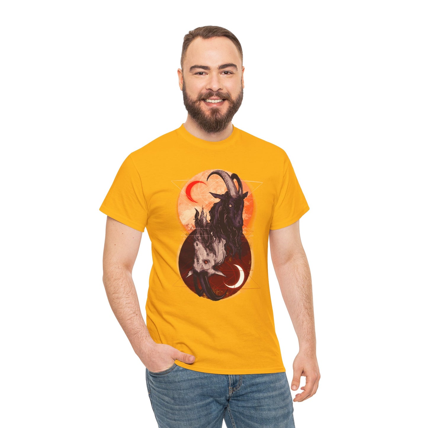 As Above So Below V Unisex Heavy Cotton Tee